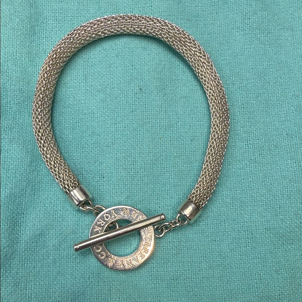 Tiffany & Co. Silver Mesh Toggle Bracelet